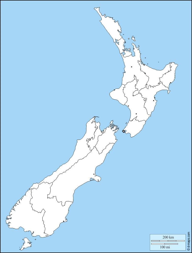Mapa free zeelanda berria