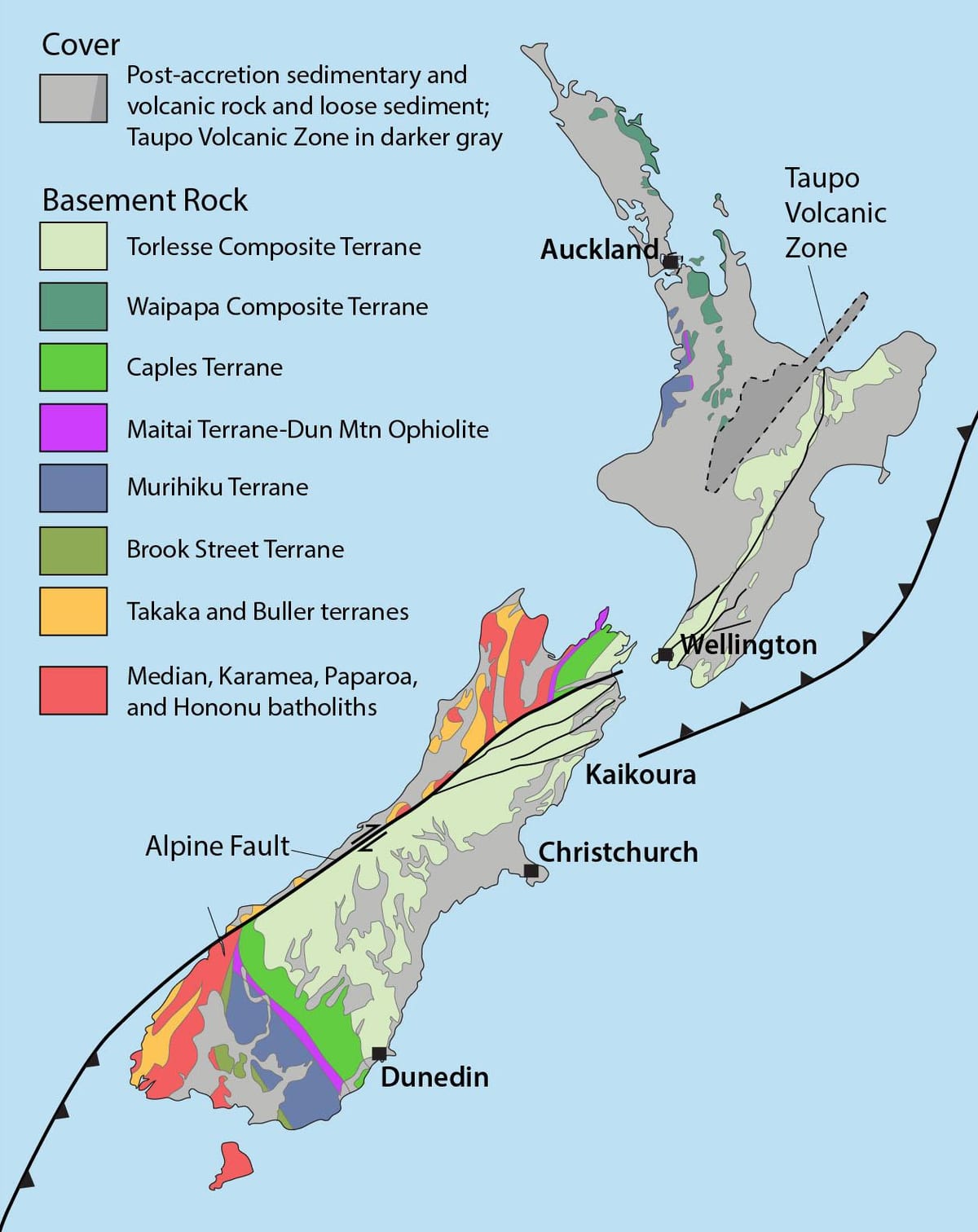 Mapa zeelanda berria, baliabide naturalak
