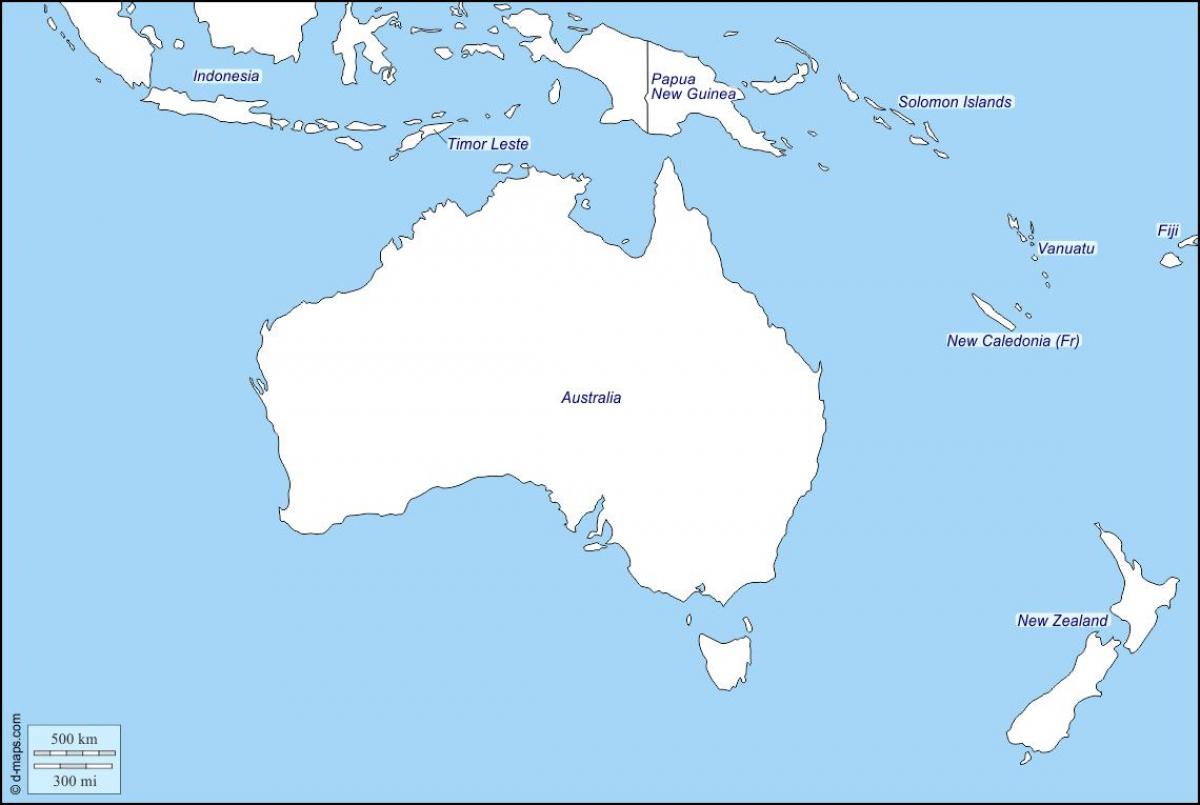 eskema-mapa australia eta zeelanda berria