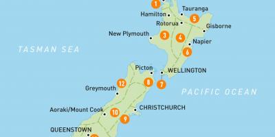 Auckland (new zealand mapa