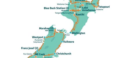Zeelanda berria erakarpen mapa