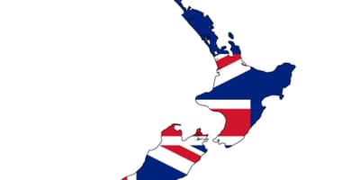 Mapa zeelanda berria eta bandera