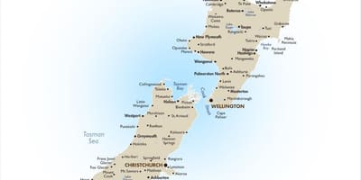 Zeelanda berria errepide mapa liburua